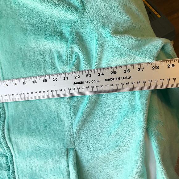 Made for Life Women Cozy Jacket Plus size 3X Full Zip Brushed Fleece Bright Blue - Picture 6 of 10